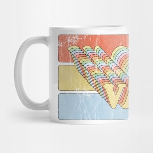 Vacay Sunset Vintage 60s Vacation Mug